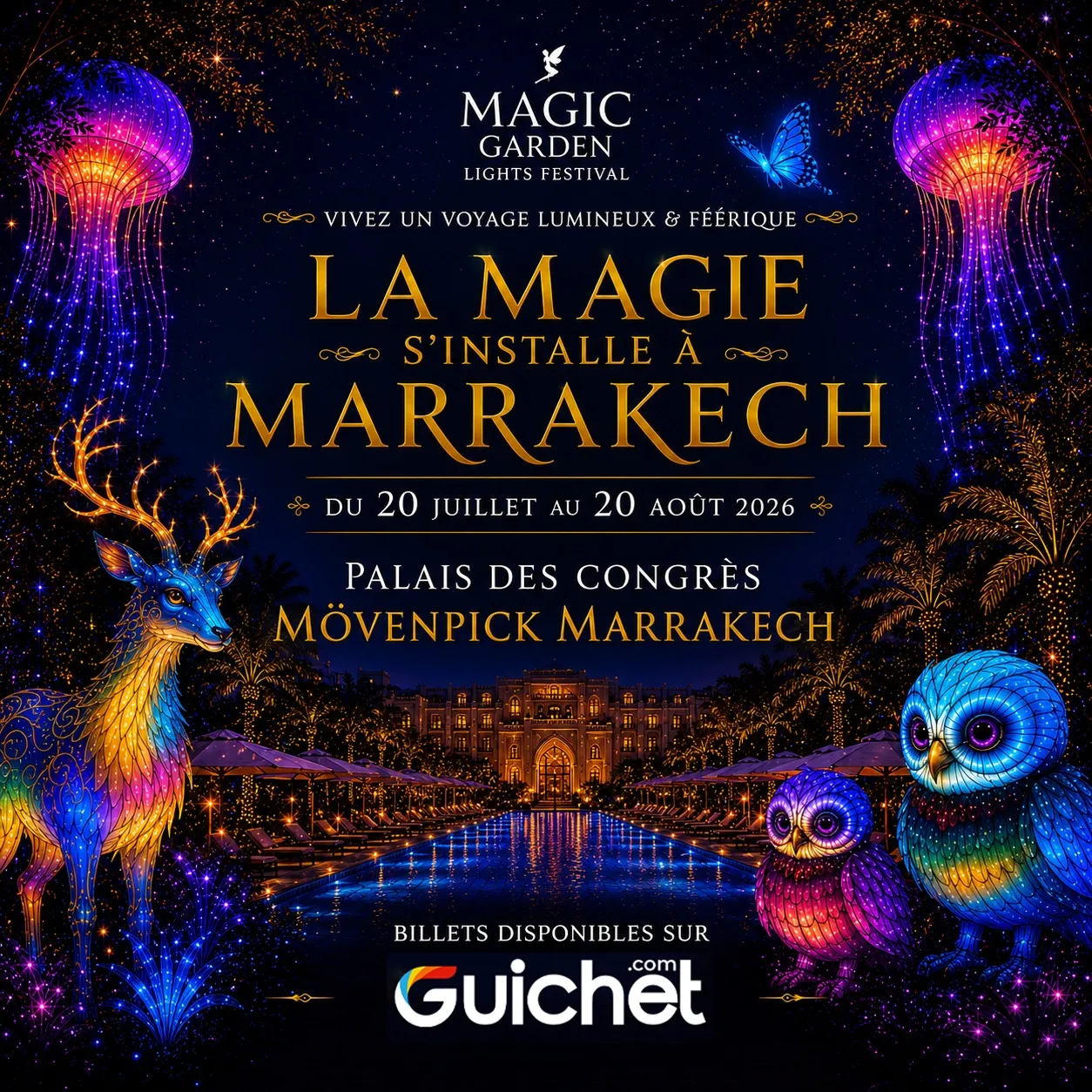 Magic Garden Festival: A Mesmerizing Light Experience in Marrakech this Summer
