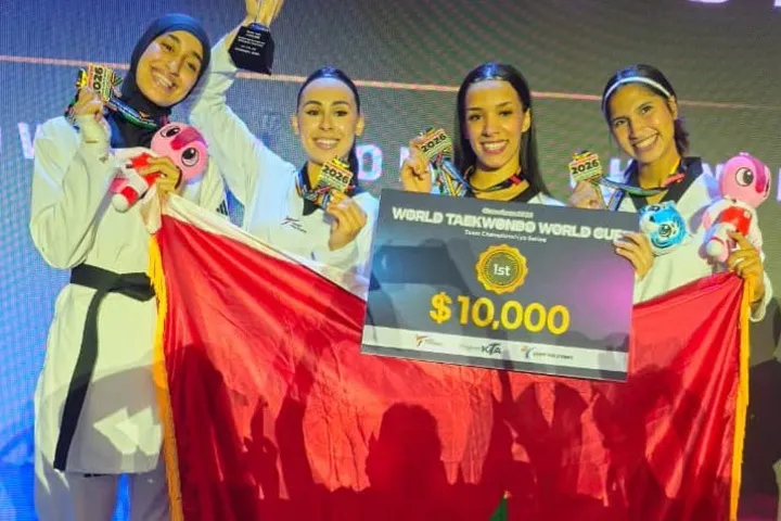 Morocco's Women's Taekwondo Team Makes History by Winning World Championship Gold