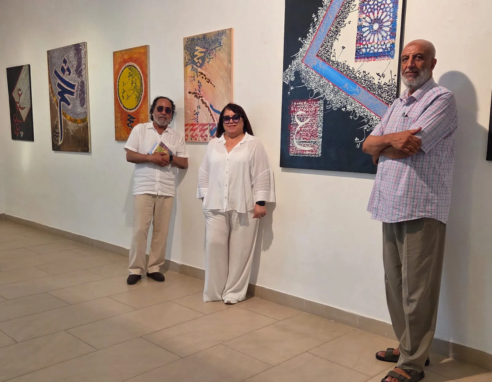 The Ongoing Exhibition of Artist Mustafa Ijmâa at the Mohamed Fassi Gallery in Rabat