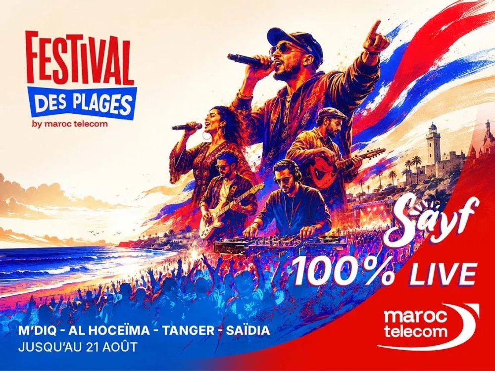 Maroc Telecom Announces the Beach Festival from July 20 to August 21