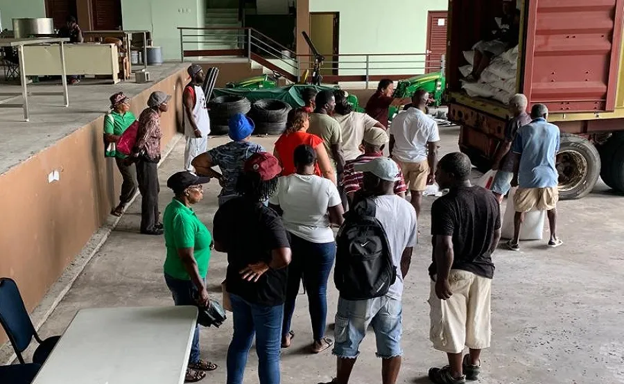 Support for St. Vincent's Farmers: Moroccan Fertilizer Distribution Underway