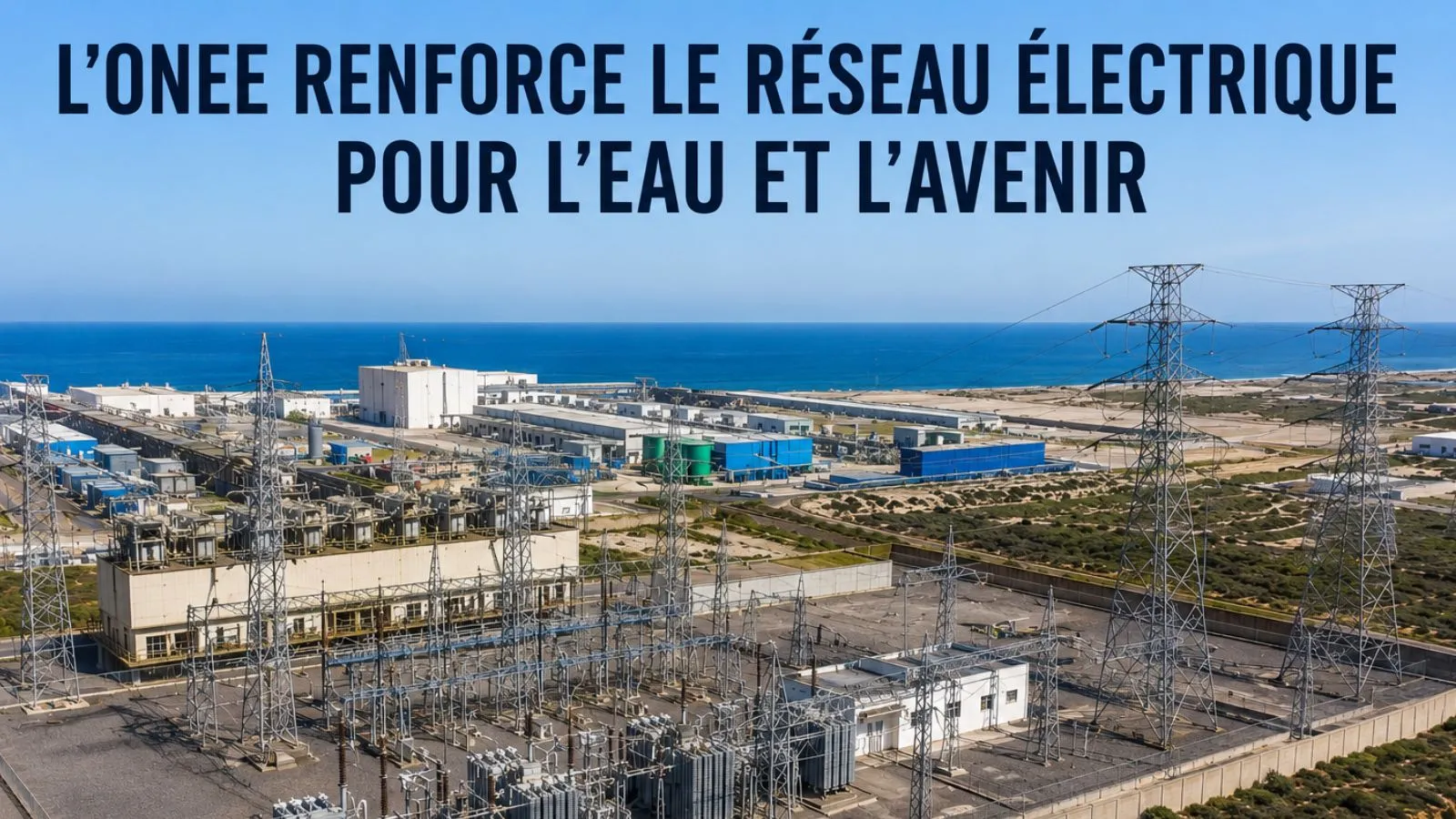 ONEE Activates Electrical Connections for Casablanca-Settat Desalination Plant