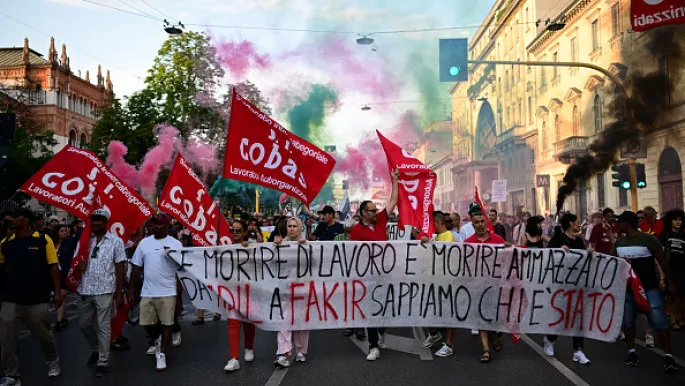 Protests Erupt in Italy Following the Death of Moroccan National Aberrahim Fakir
