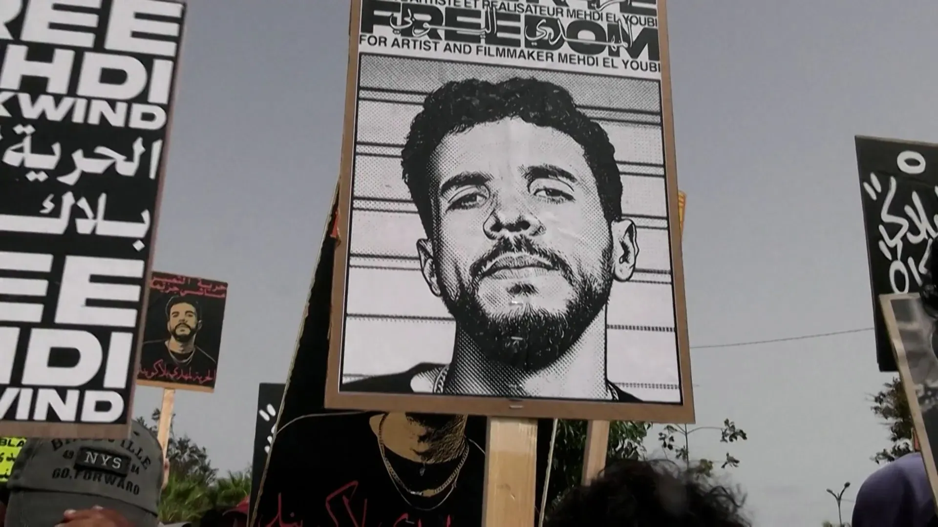 Public Outcry for the Release of Moroccan Rapper Mehdi El Youbi in Casablanca
