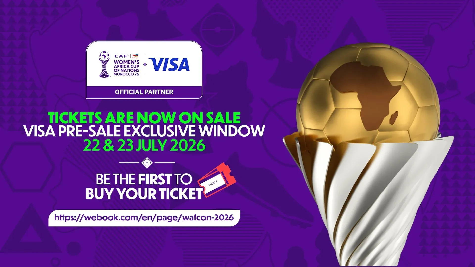 CAF Opens Ticket Sales for Women's Africa Cup of Nations 2026 in Morocco