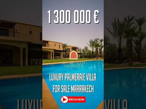 Luxurious Villa in Marrakech's Palmeraie: A Dream Home Awaits