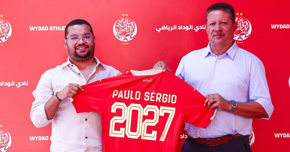 Wydad Casablanca Welcomes Paulo Sérgio as New Head Coach