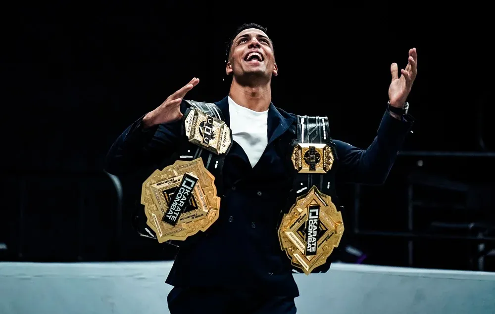 Oussama Assli Successfully Defends Karate Combat World Title with a First-Round Knockout