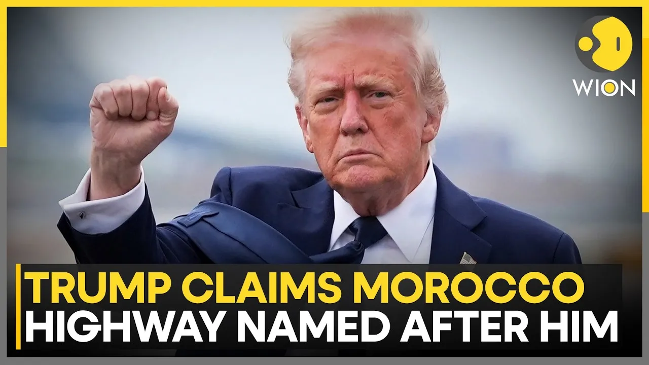 US President Trump Celebrates 'Trump Highway' in Morocco
