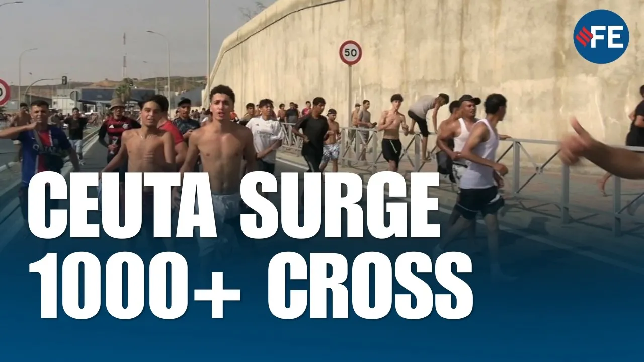 Spain's Ceuta Faces a Major Migration Crisis: Thousands Cross the Border from Morocco