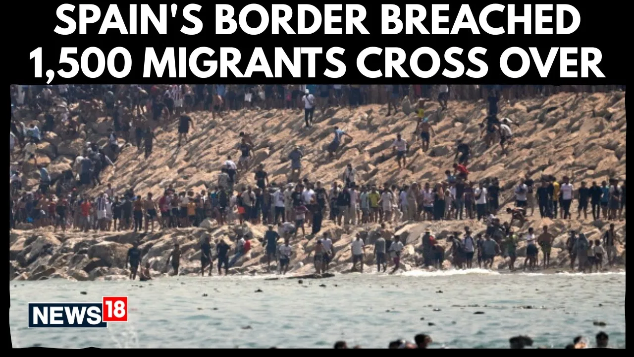 Border Crisis: Over 1,500 Migrants Enter Ceuta from Morocco