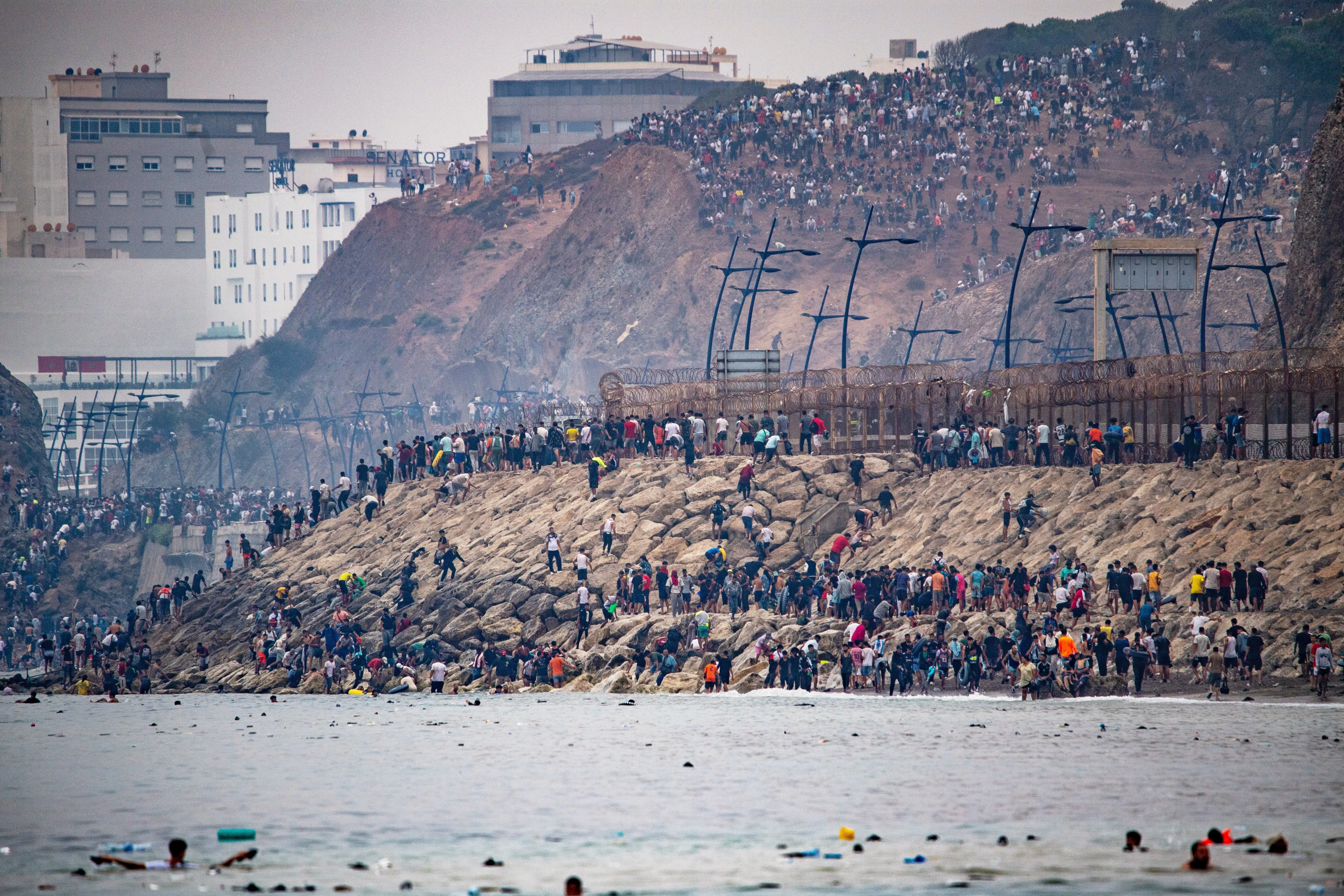 Ceuta Migration Crisis: Thousands Attempt Entry into Spanish Enclave