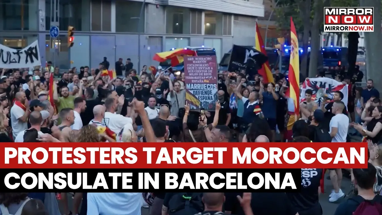Protests Erupt at Moroccan Consulate in Barcelona Amid Migrant Crisis