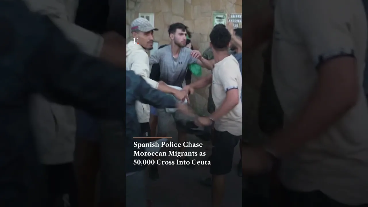 Spanish Police Respond to Unprecedented Migrant Influx in Ceuta