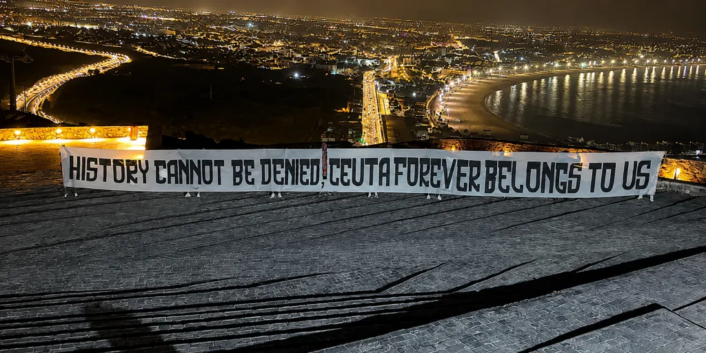 Ultras Imazighen Raise Banner in Agadir to Affirm Moroccan Sovereignty Over Ceuta