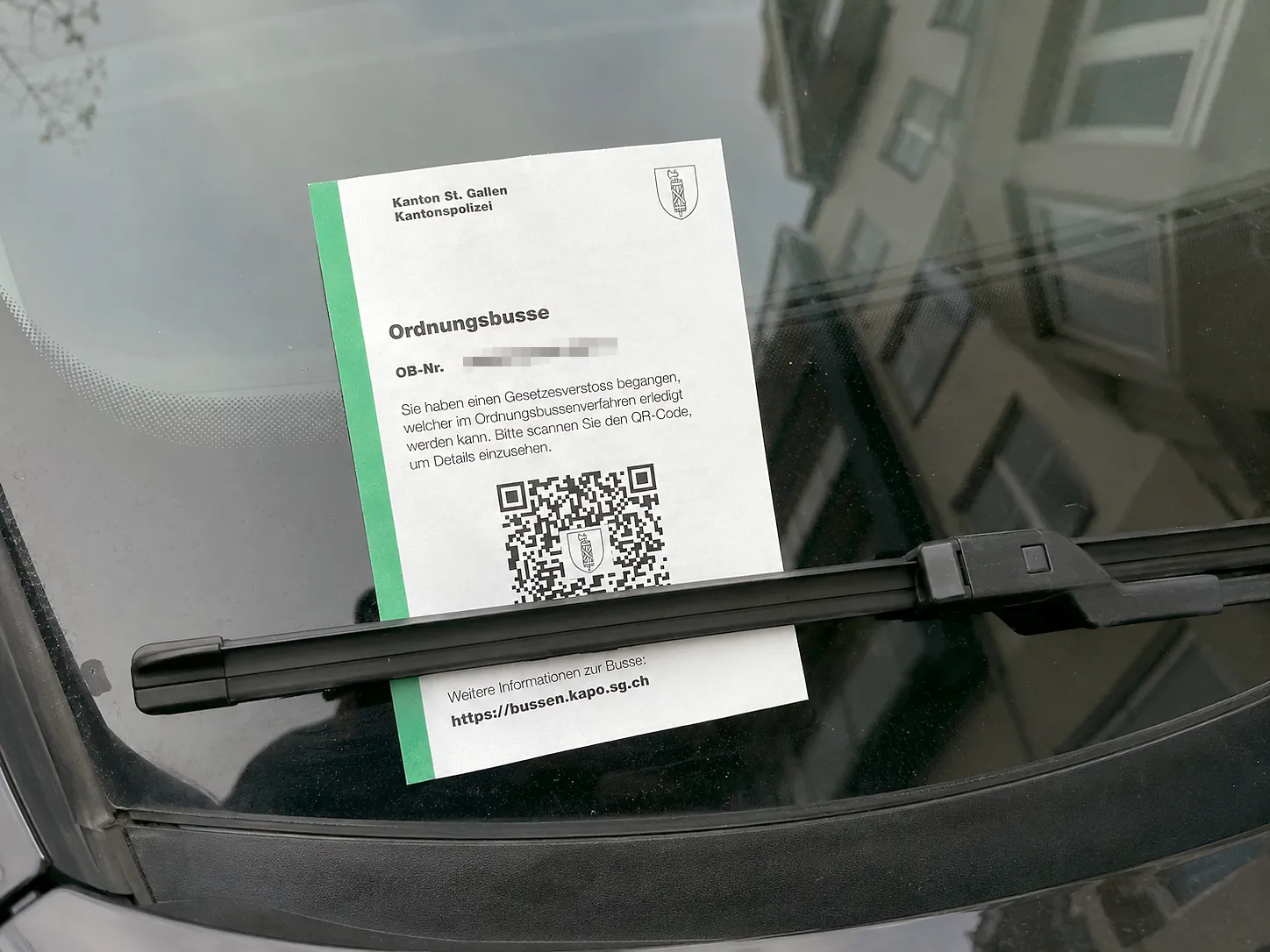 Warning: Scam Notification Sent After Legitimate Parking Fine Received by Chur Resident