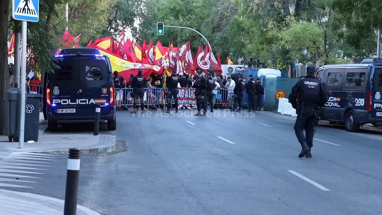 Massive Protest Erupts Outside Moroccan Embassy in Madrid Following Ceuta Crisis