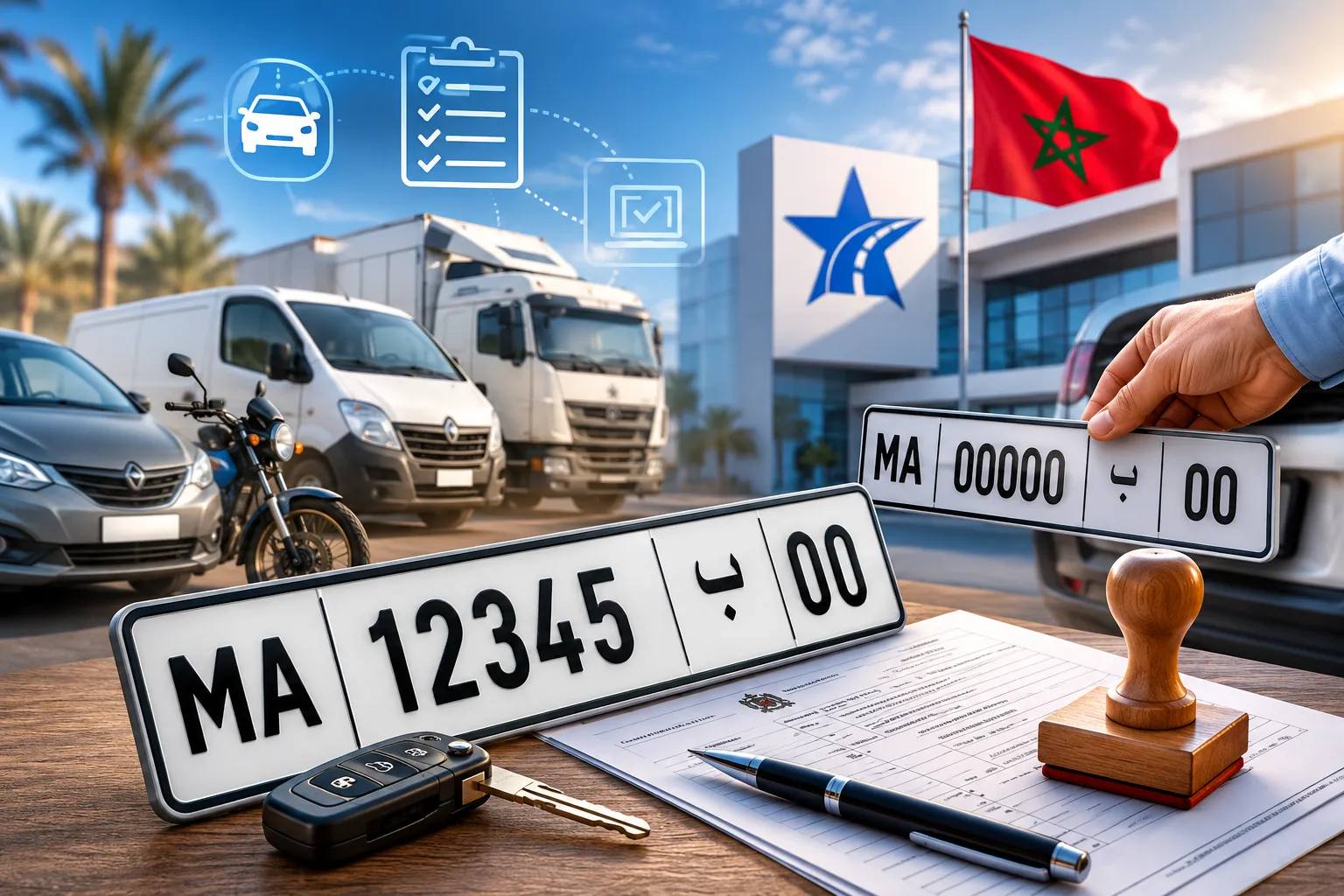 Morocco Standardizes Vehicle License Plates: Replacement Deadlines Announced