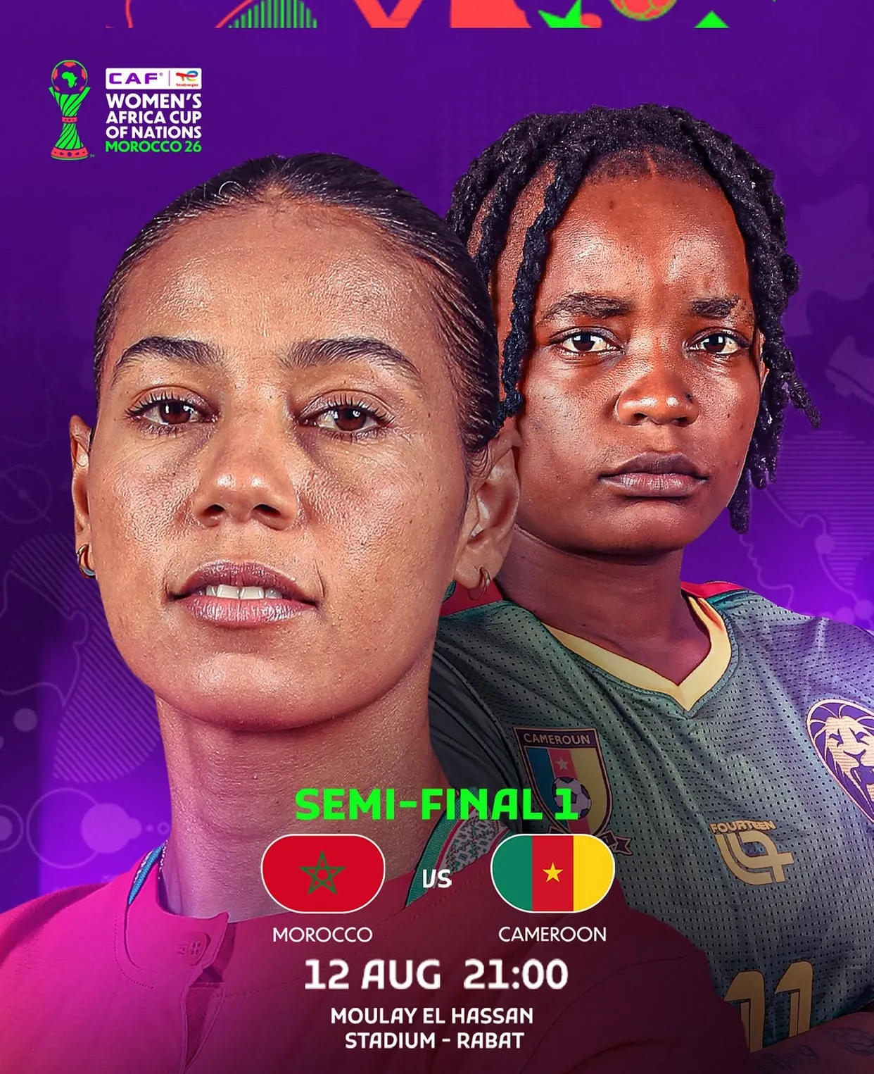 Cameroon Sets Up Thrilling Semi-Final Clash with Morocco in Women's AFCON