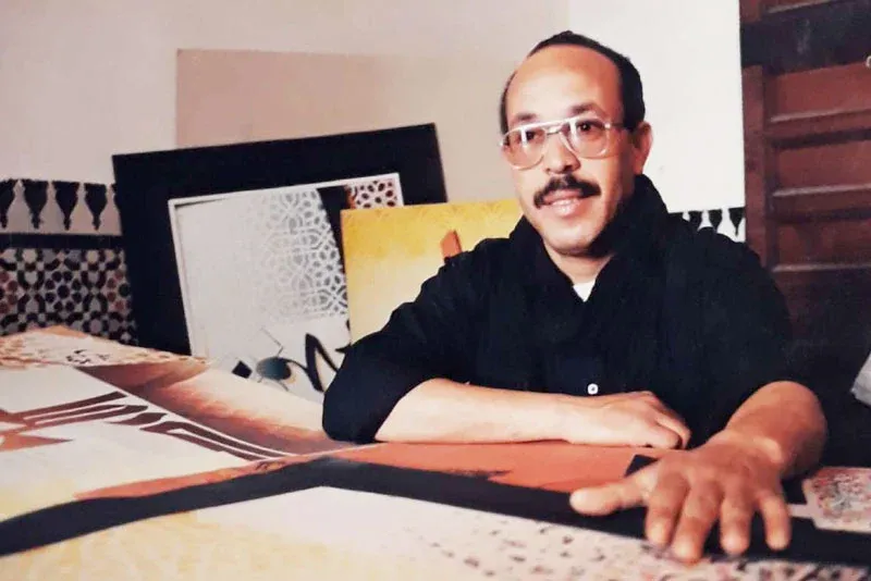 The Artistic Journey of Abdelghani Ouida: Transforming Letters into Visual Statements
