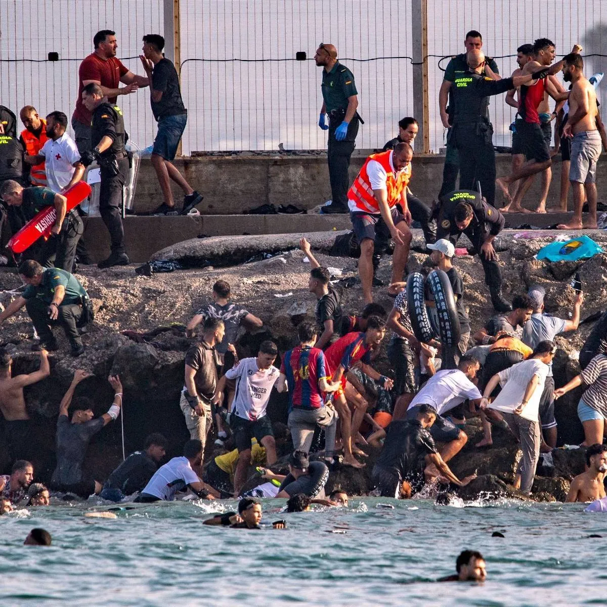 Ceuta's Migrant Crisis: Local President Calls for Internment of Remaining Migrants