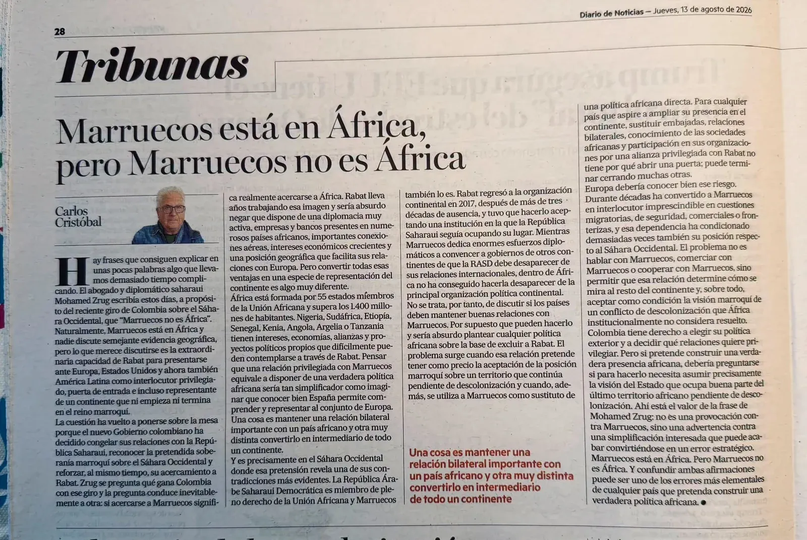 Understanding Morocco's Role in Africa: A Diplomatic Reflection