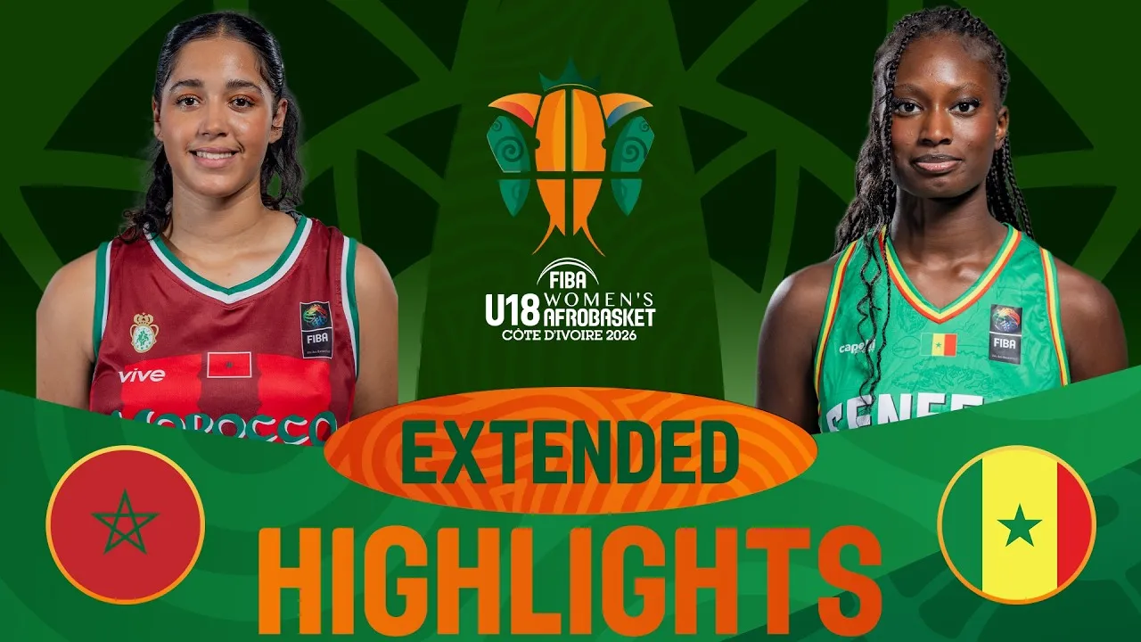 Morocco and Senegal Clash in FIBA U18 Women's AfroBasket 2026: Extended Highlights