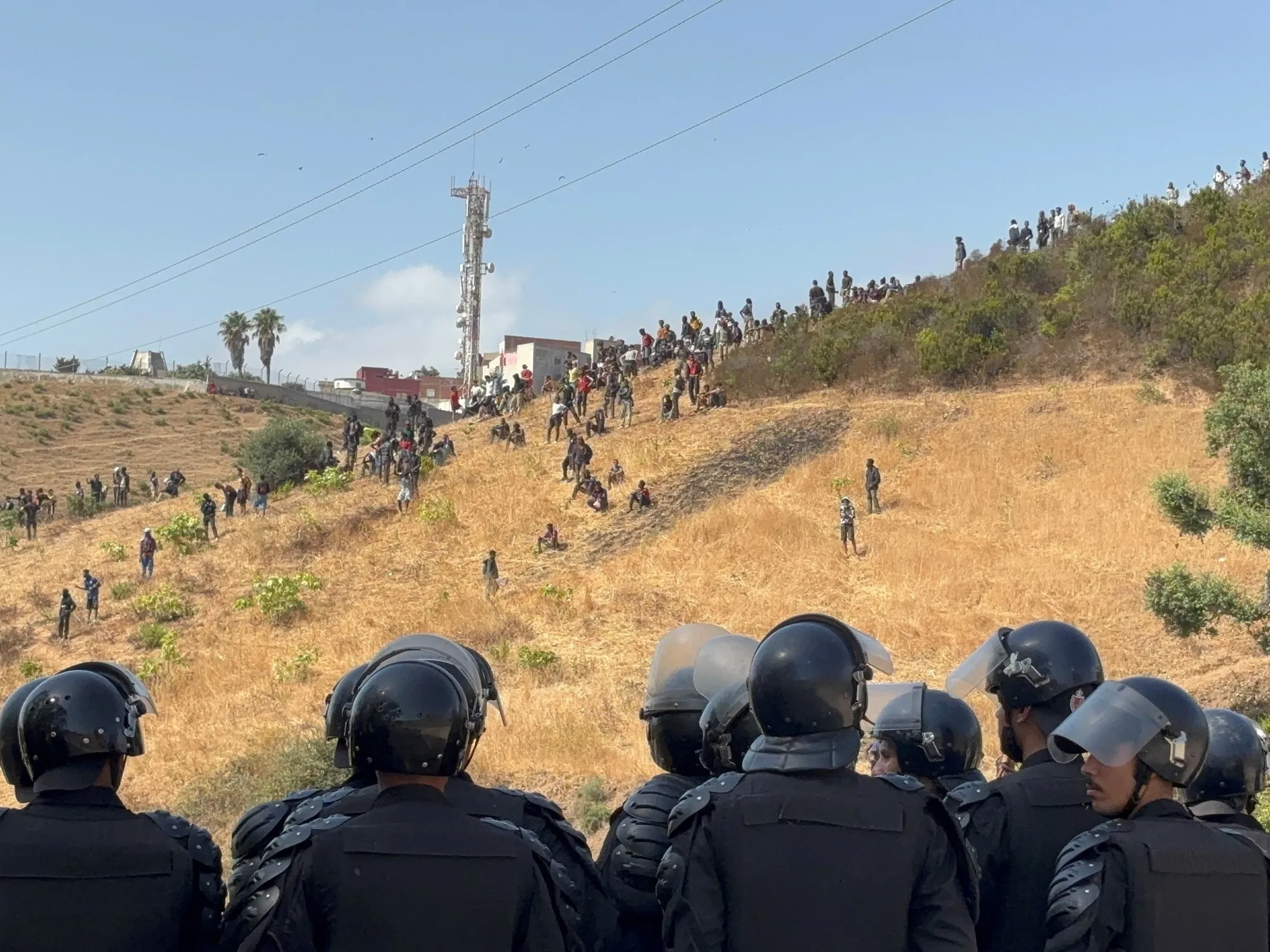 Morocco Thwarts Hundreds of Migrants Attempting to Cross into Ceuta