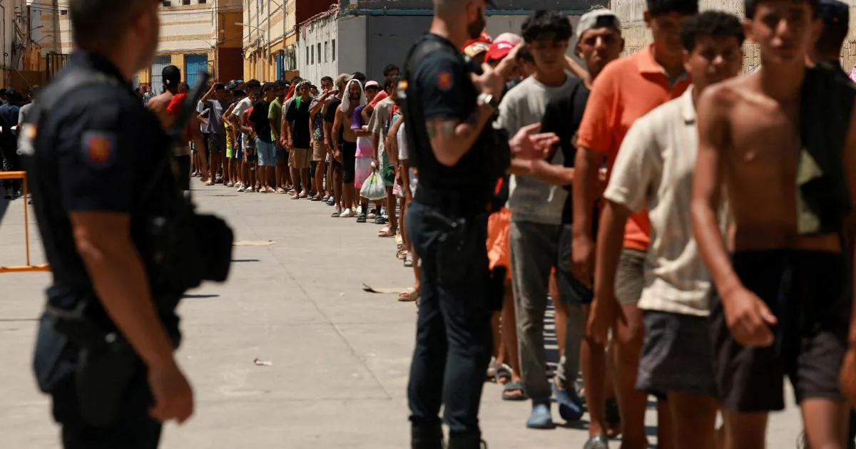 Moroccan Authorities Thwart Mass Migration Attempt to Ceuta, Detaining 148 Migrants