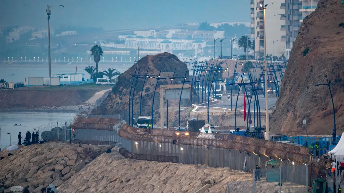 Calm Prevails at Ceuta Amid Heightened Security Measures Against Migrant Influx