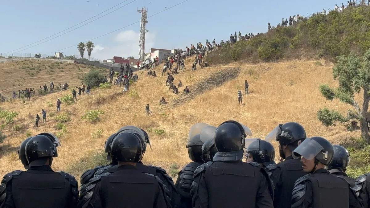 Migration Crisis in Ceuta: 294 Irregular Migrants Detained in Morocco