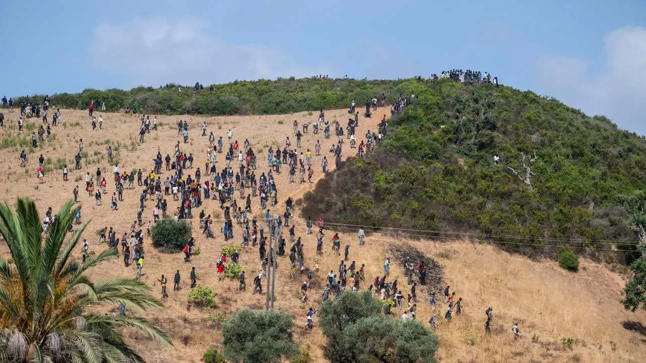 Moroccan Authorities Arrest Hundreds of Migrants Amid Increased Security at Ceuta Border