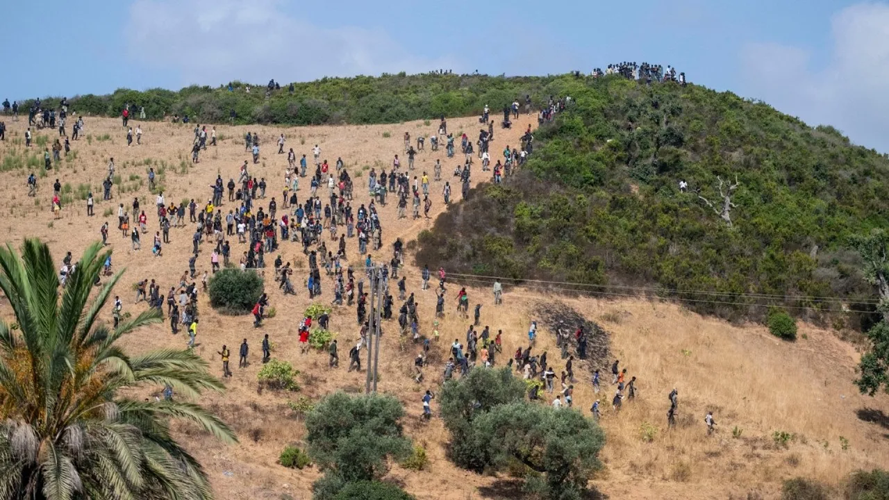 Morocco Detains Nearly 300 Migrants in Latest Bid to Enter Spain Amid Ongoing Crisis