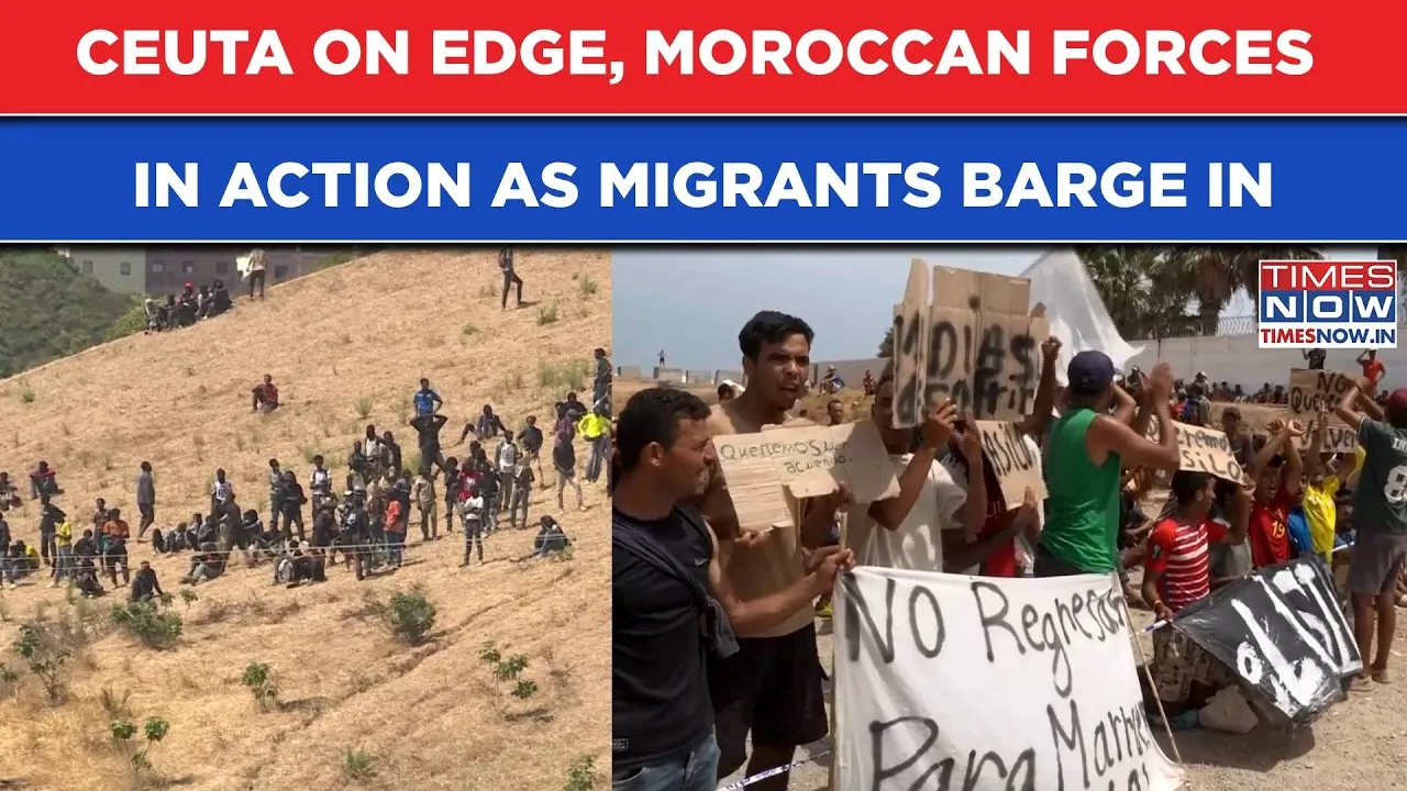 Ceuta in Turmoil: Moroccan Authorities Launch Major Crackdown on Migrants, Sparking Protests