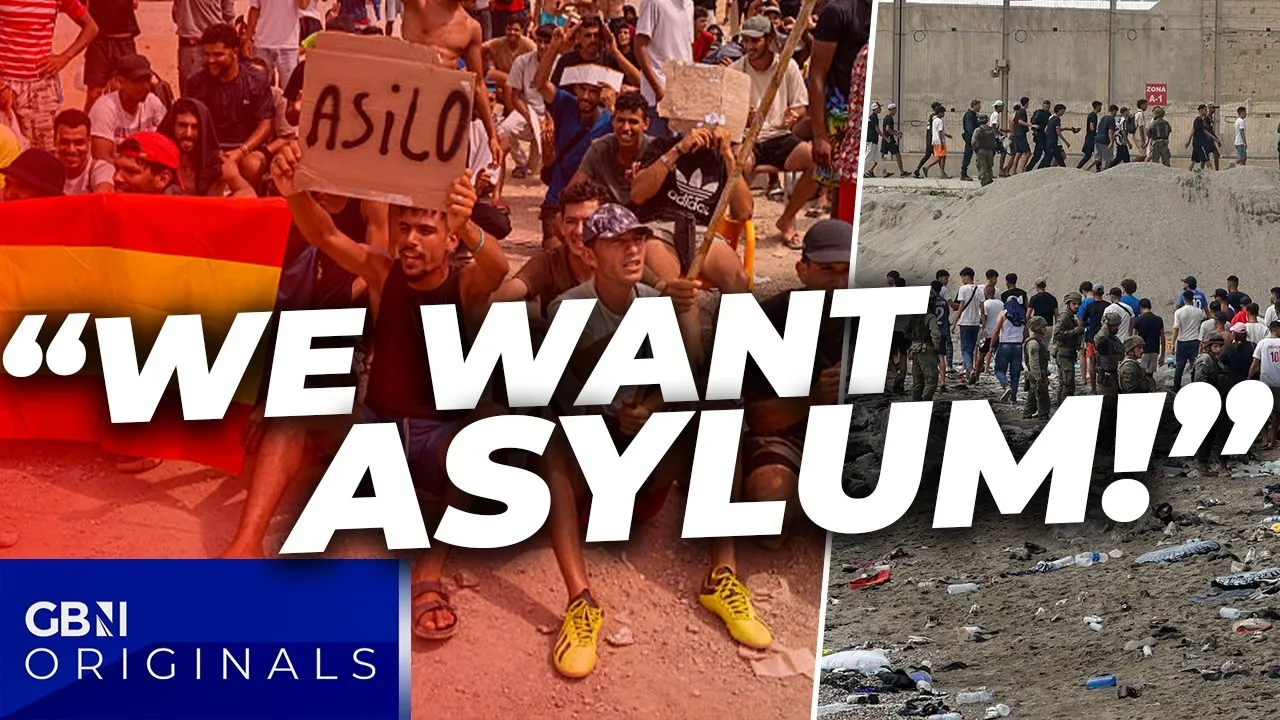 Ceuta Migrants Demand Asylum Following Mass Border Crossing from Morocco