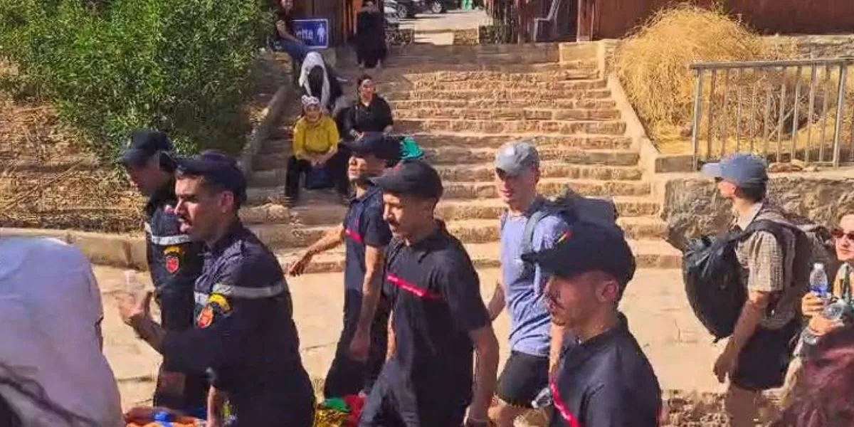 German Tourist Rescued After Fall in Paradise Valley, Agadir