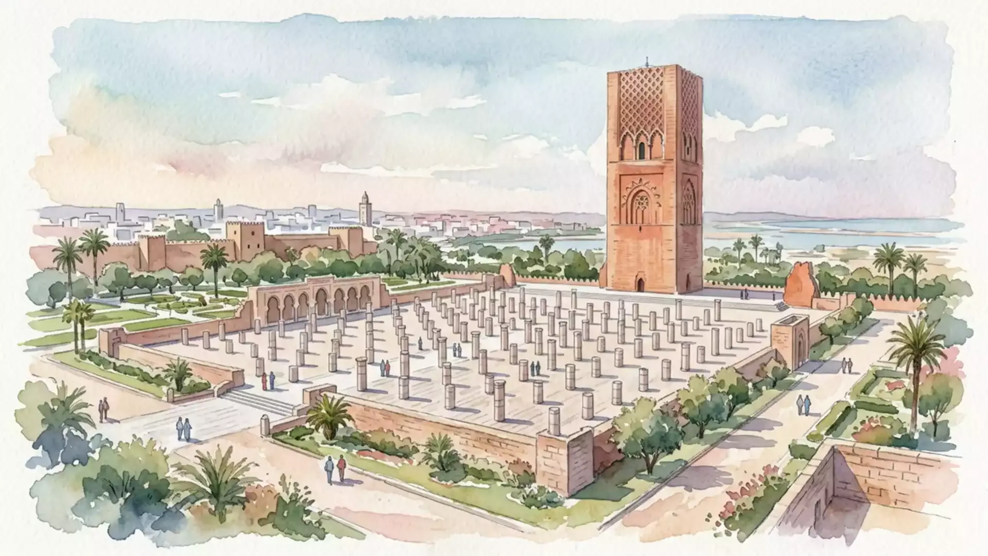 Exploring the Historic Tour Hassan: A Landmark of Rabat