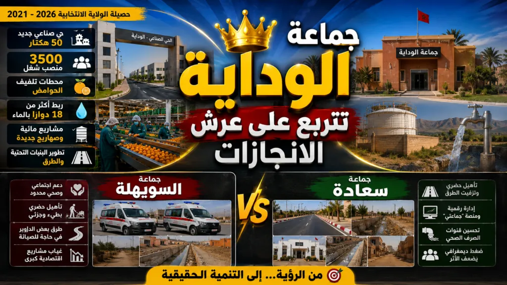 The Oasis of Achievements: Analyzing the Development Dynamics of Ouled Ayad, Saada, and Souihla (2021-2026)