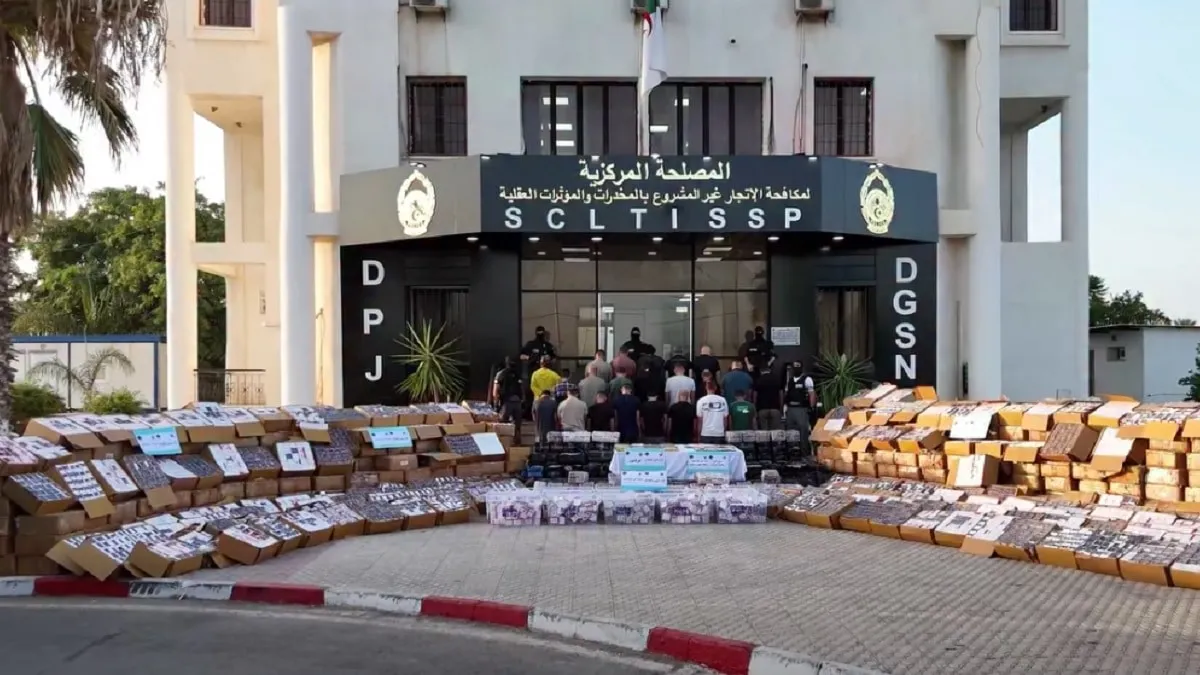 Algeria Dismantles Moroccan-Run Drug Network: Historic Seizure of Psychotropic Substances