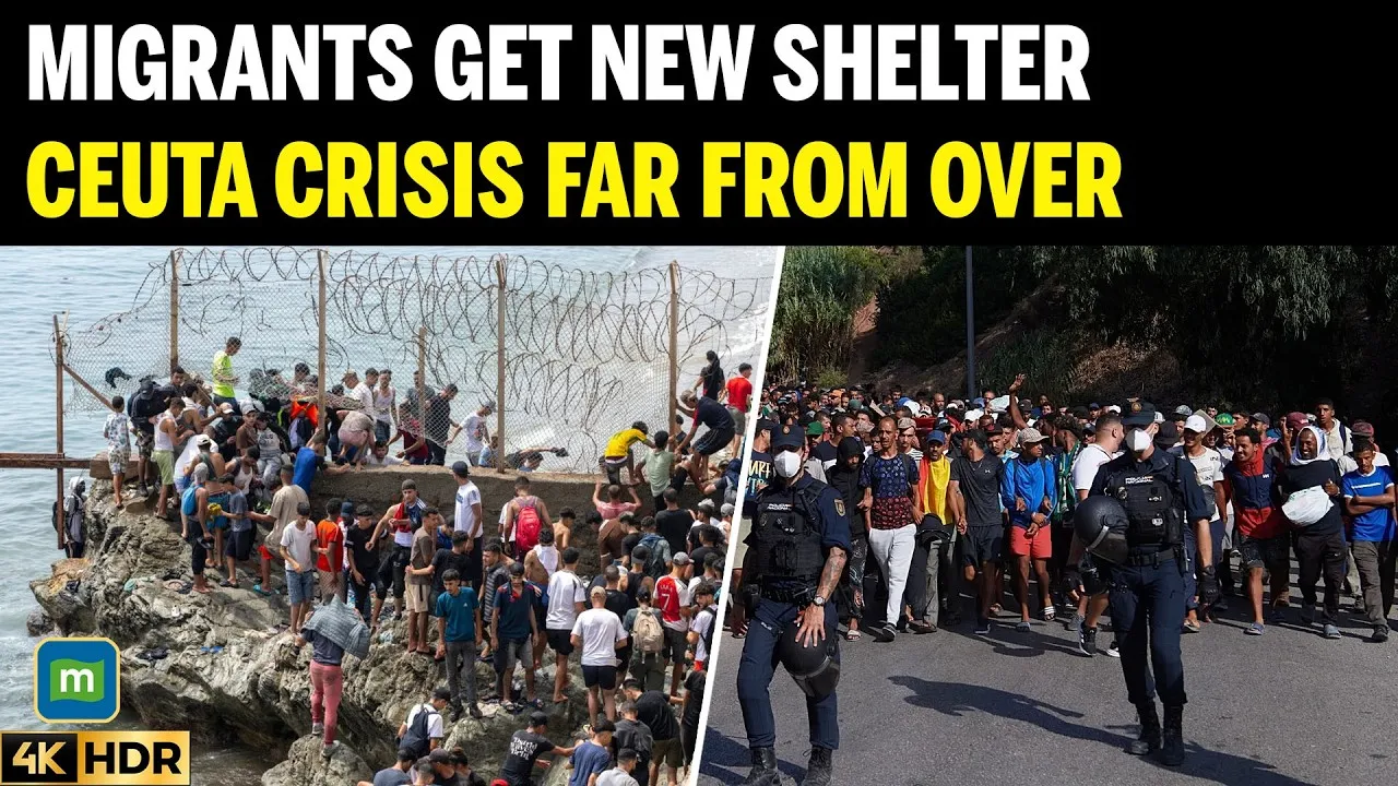 Ceuta Migrant Crisis: Transition to Temporary Camps Amid Mass Crossings