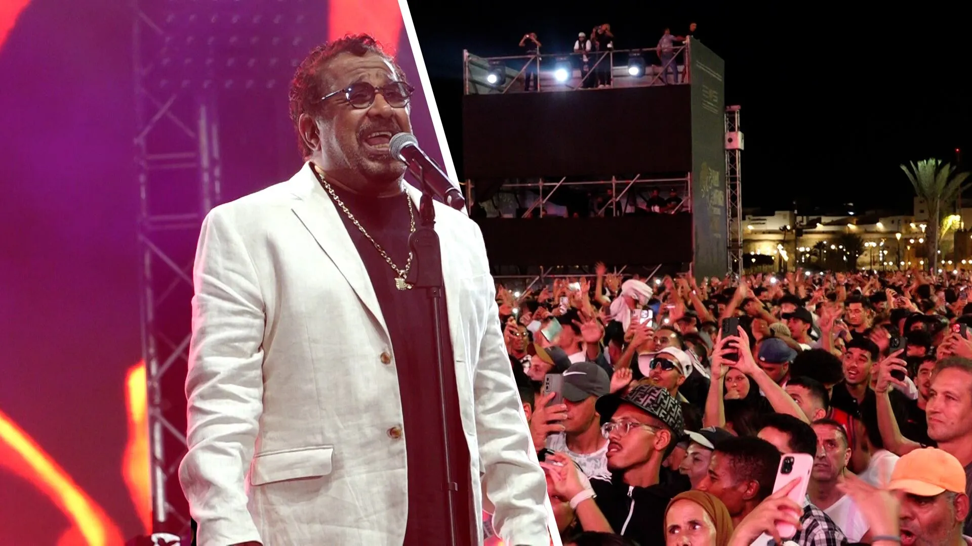 Cheb Khaled Ignites the Stage at Rab'Africa Festival in Rabat