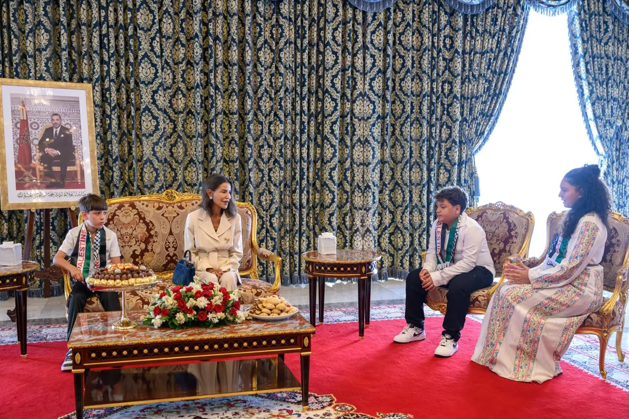 Princess Lalla Meryem Hosts Jerusalem Children at 'Manarat Al Salam' Summer Camp