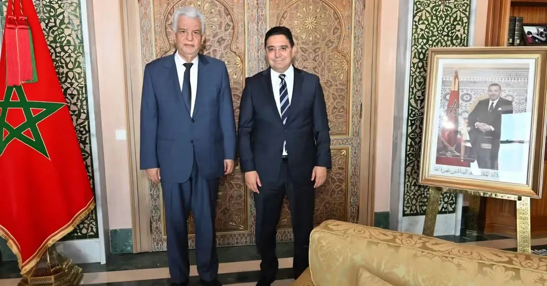 Moroccan Foreign Minister Bids Farewell to Palestinian Ambassador