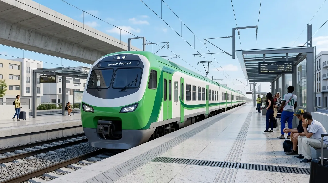 Casablanca's RER Project: Gidna Secures Contract for Nine New Stations Worth 470.7 Million DH
