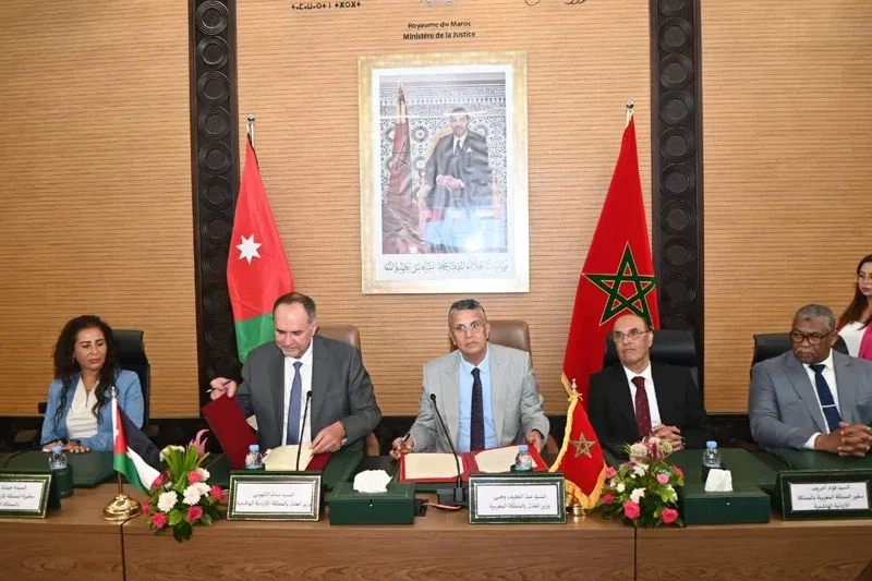Morocco and Jordan Sign Extradition Agreement to Enhance Judicial Cooperation