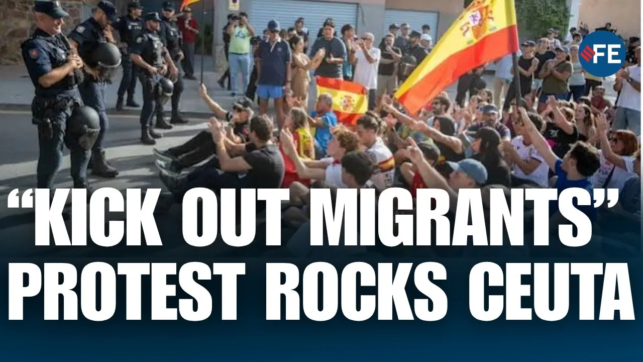 Tensions Escalate in Ceuta as Local Residents Dismantle Migrant Camp