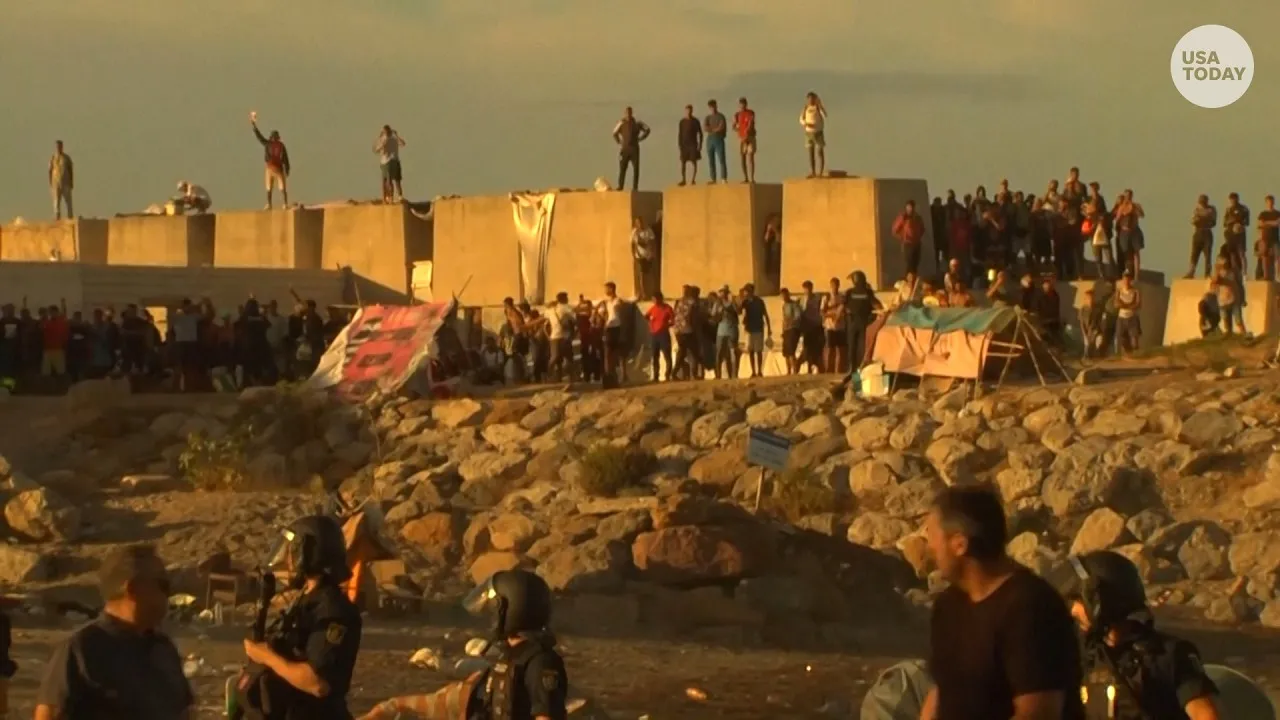 Tensions Escalate in Ceuta: Residents Dismantle Migrant Camp