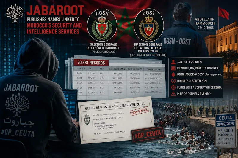Jabaroot's Data Leak: Implications for Morocco's Security and Intelligence Landscape
