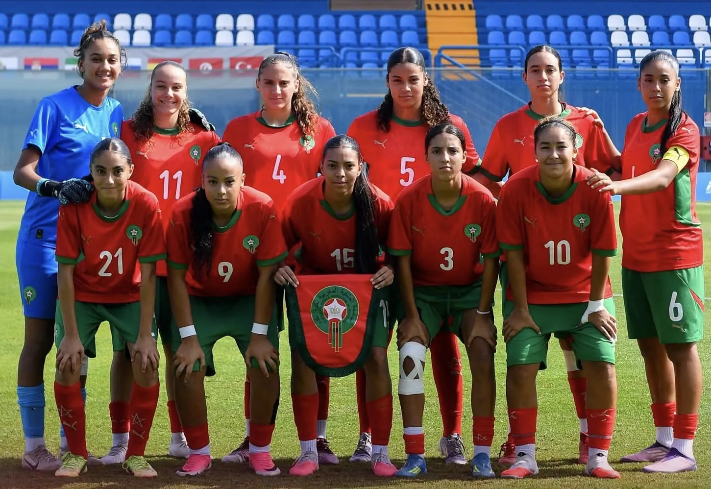 Moroccan U17 Women’s Team Secures Bronze Medal at Mediterranean Games