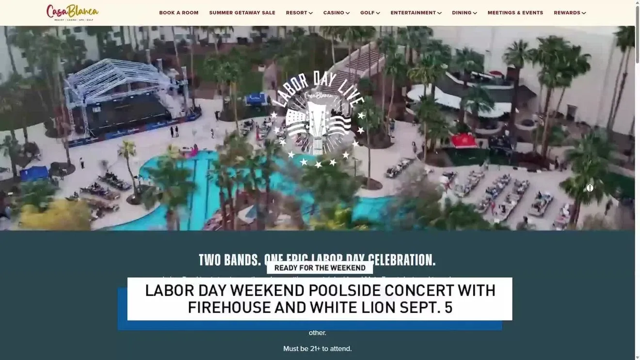 Rock Legends White Lion and FireHouse Set to Ignite Labor Day Weekend at Casablanca in Mesquite